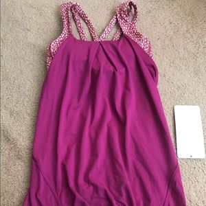 Lululemon Sports Bra Tank Top Size 2